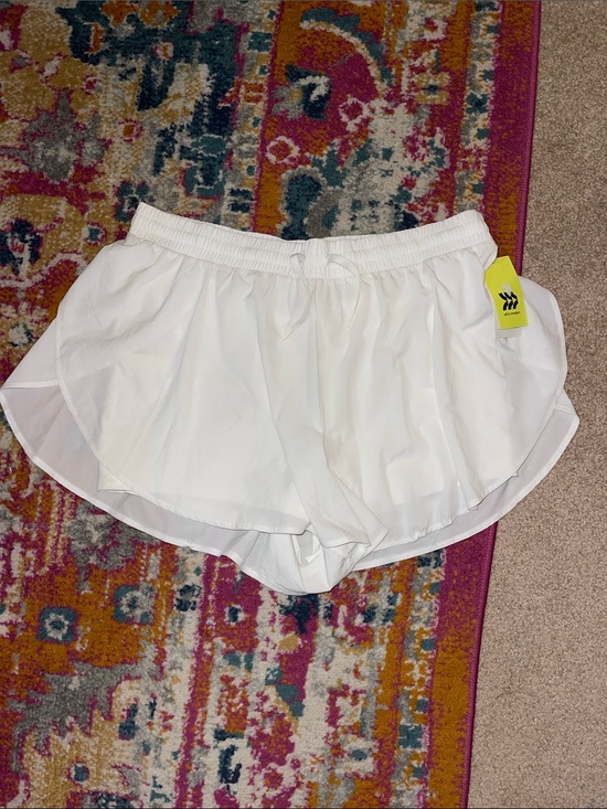 all in motion Pants - all in motion White Women's Athletic Split Shorts